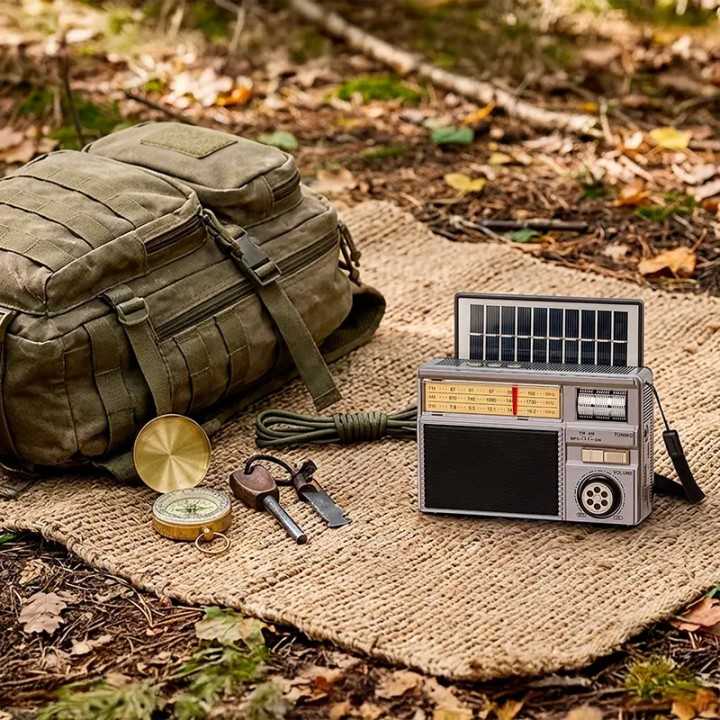 Radio portabil analog SOLAR AM /FM /SW 3W 145x60.9x96.4mm Kruger&atz KM0831