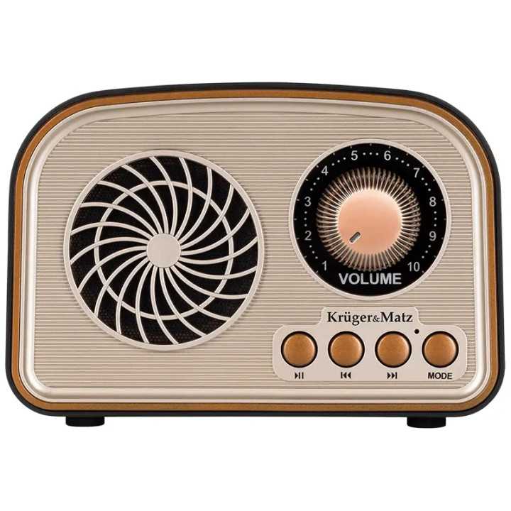 Radio portabil analog AM /FM /SW 5W 185x77.5x150mm Kruger&atz KM0834