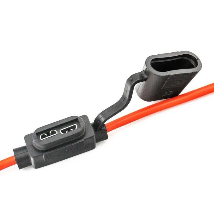 Suport siguranta auto MIDI 19x13mm etans cu cablu 23cm /1mm2 cupru max 20A 1buc Carguard USC009