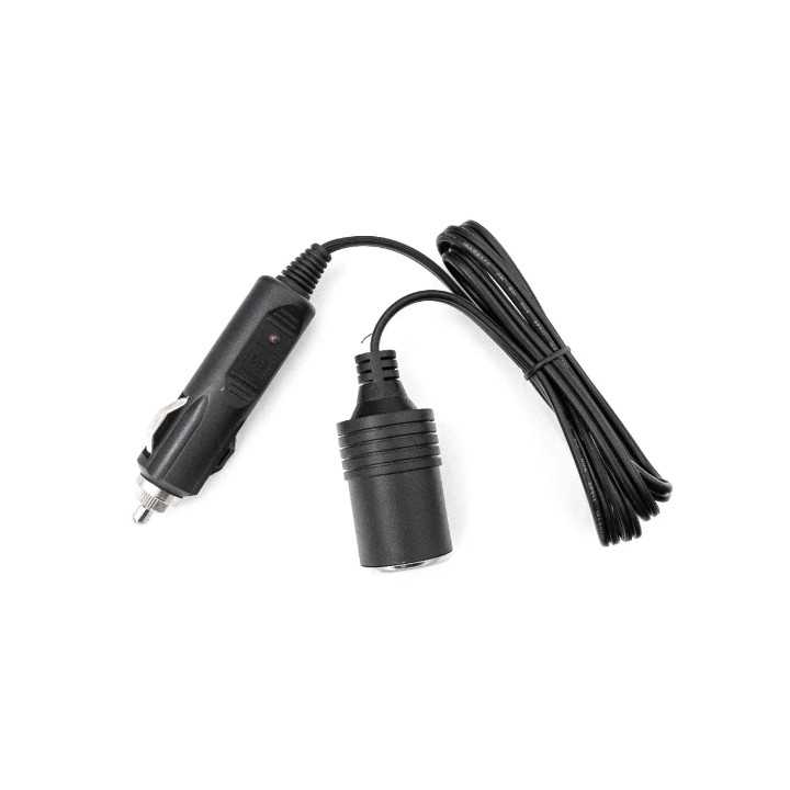 Cablu prelungitor bricheta auto 12-24V 1m cu siguranta fuzibila 10A Carguard USC005