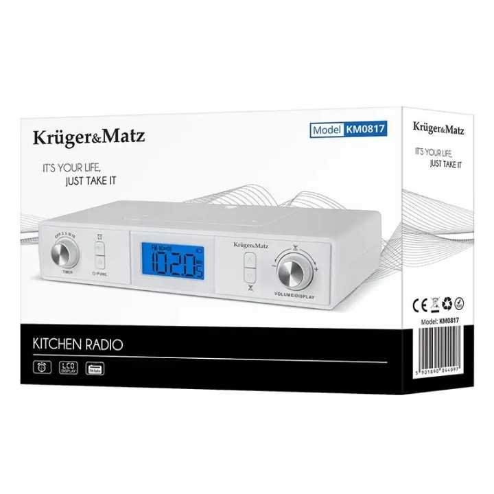 Radio bucatarie FM Bluetooth Ceas Kruger&Matz KM0817