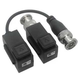 Set Video Balun Pasiv UTP /FTP - BNC Full HD 4K 250m HIKVISION DS-1H18S/E(C)