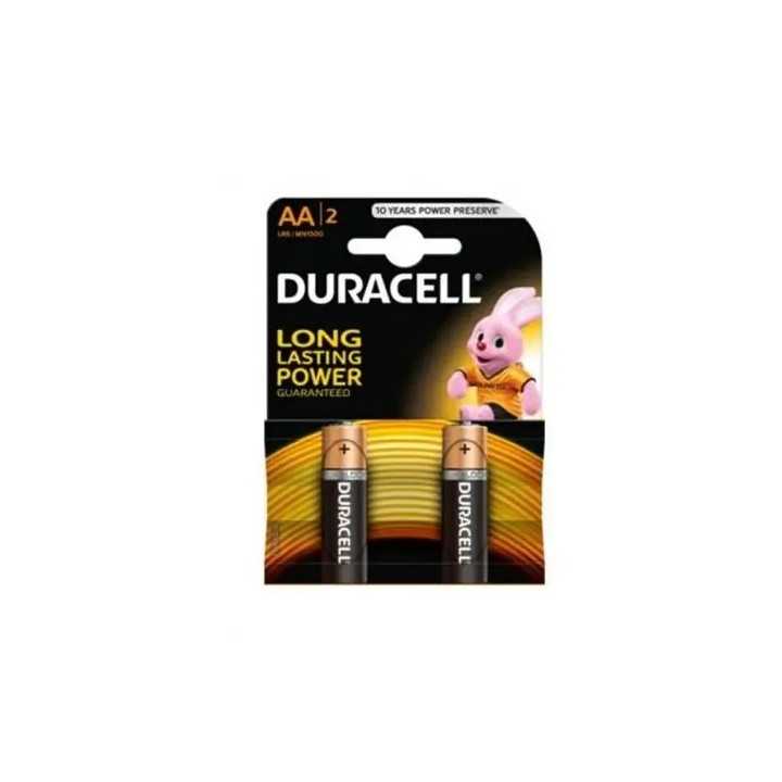 Set 2 baterii Duracell Basic alcaline AA R6 1.5V MN1500