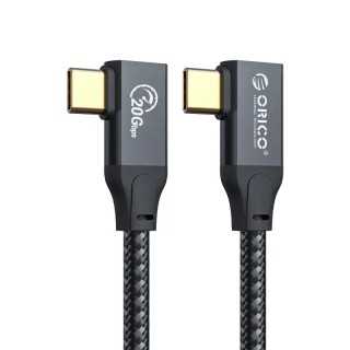 Cablu USB Orico CSL32-10-BK 100W USB-C 3.2 90- USB-C 3.2 90 1m negru