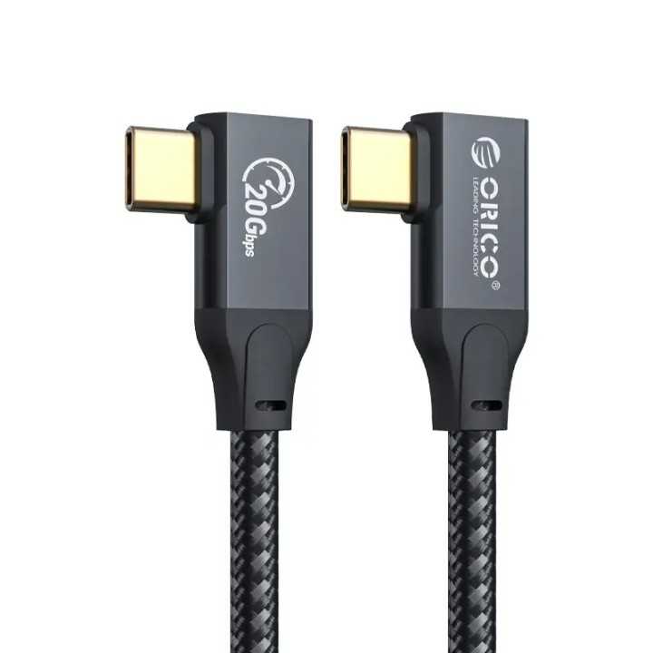Cablu USB Orico CSL32-10-BK 100W USB-C 3.2 90- USB-C 3.2 90 1m negru
