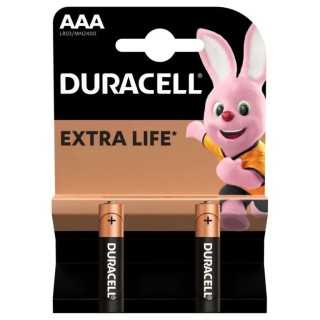 Baterii alcaline AAA R03 DURACELL BASIC 2buc/blister
