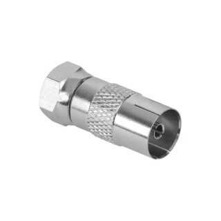 Adaptor mufa tv mama la F tata din cupru Cabletech