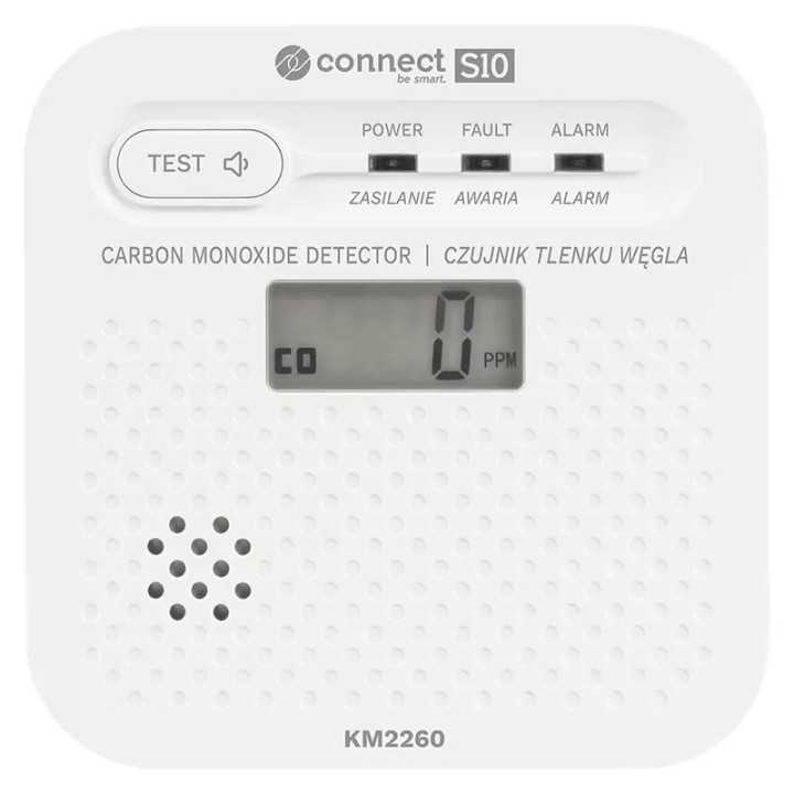 Senzor detector de gaz monoxid de carbon CONNECT S10 Wi-Fi TUYA Kruger&Matz KM2260