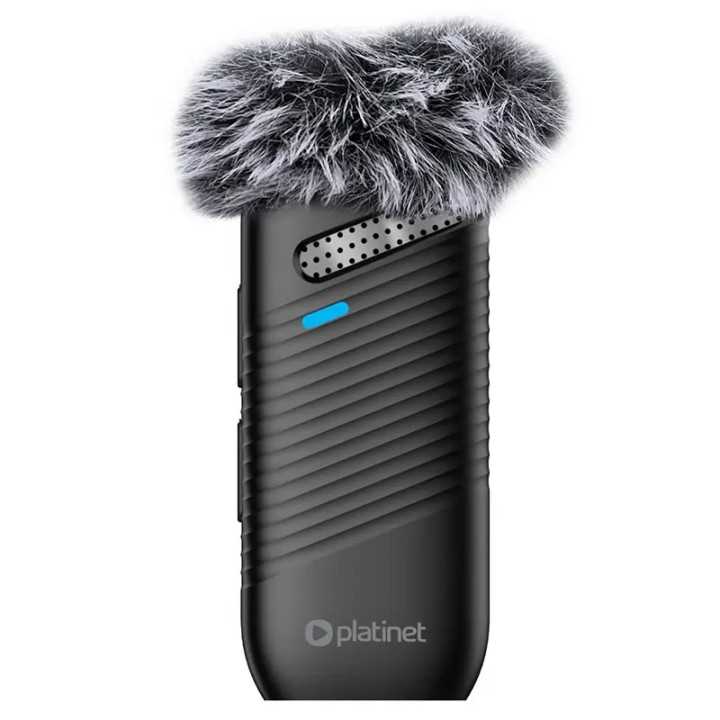 Set lavaliera microfon 2in1 wireless 2.4GHz 25m Plug & Play Android /iOS Platinet PLMM30