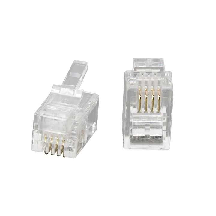 Set 100buc mufe telefon 4P4C RJ10 M`N`C 05217-100