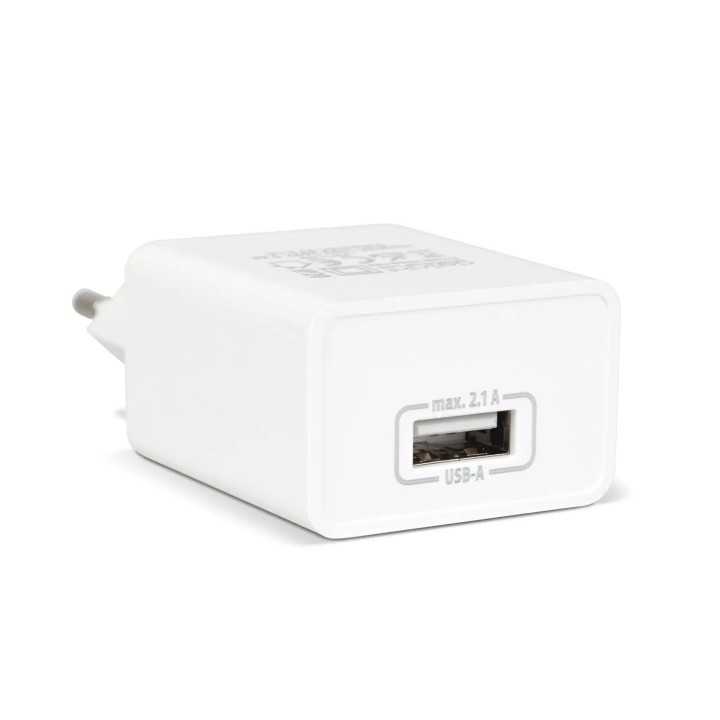 Adaptor de incarcare 1x USB 5V 2.1A alb delight 55039-1WH