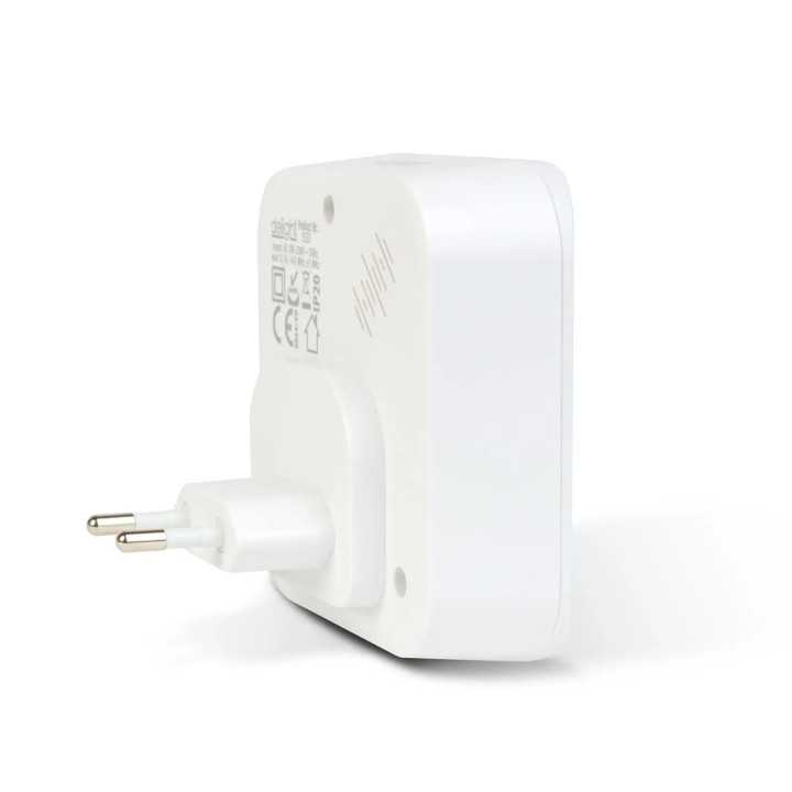 Sonerie wireless Kinetic fara baterii 1 buton +1 receptor alb delight 55331WH