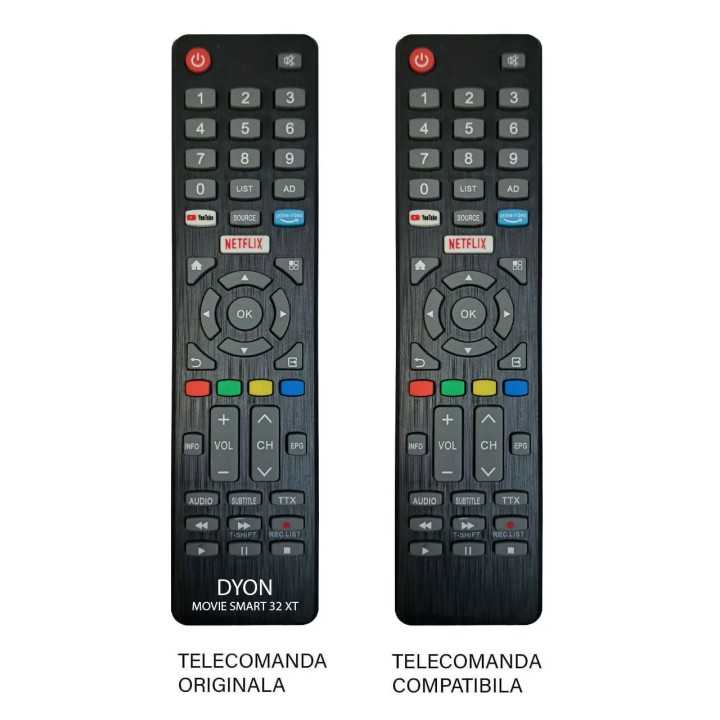 Telecomanda compatibila televizor DYON MOVIE SMART 32X (439-1)