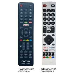 Telecomanda inlocuitoare compatibila televizor DYON MOVIE SMART 32 PRO (692-1)