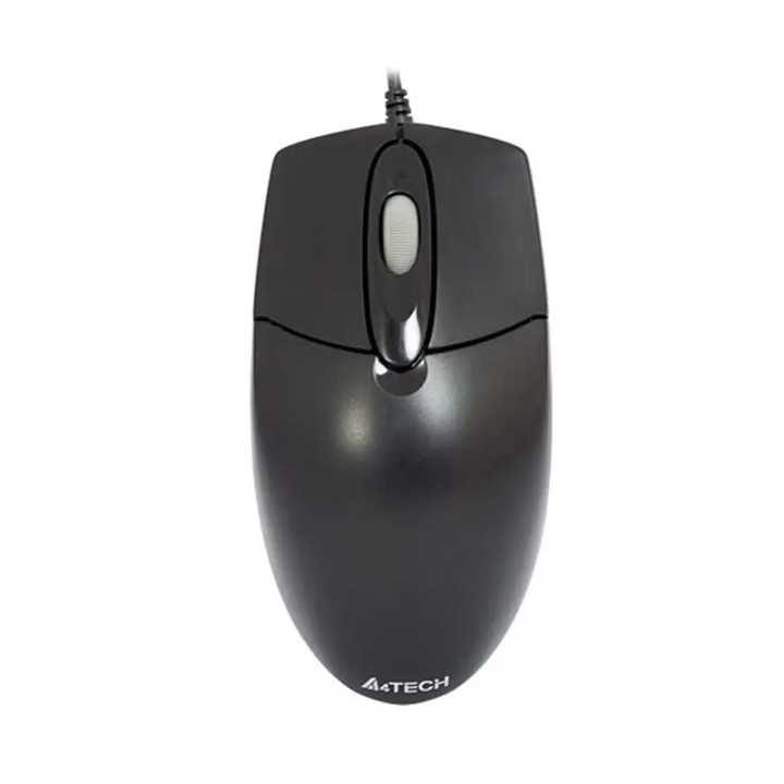 Mouse A4TECH OP-720 optic cu fir USB 800dpi negru