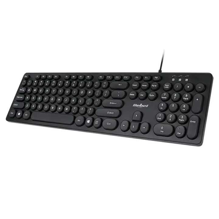 Tastatura 96 taste cu fir USB REBEL WDK100 KOM1029