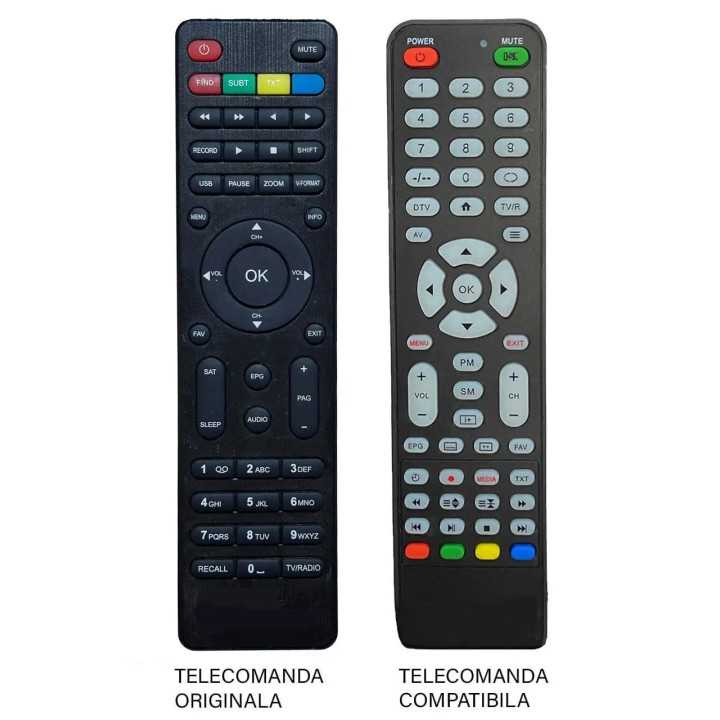 Telecomanda inlocuitoare compatibila receptor Alma S-2110 (677)