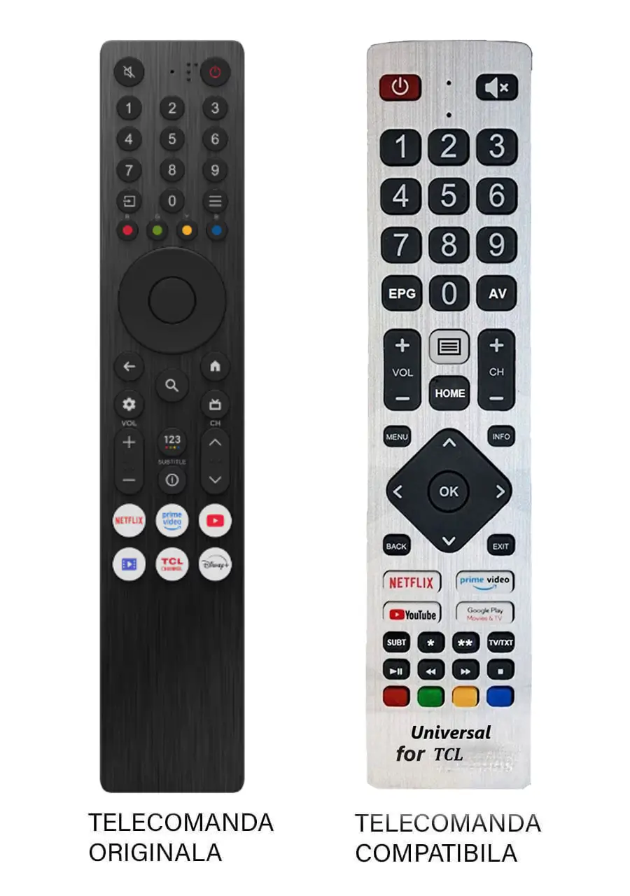 Telecomanda inlocuitoare compatibila TV TCL 40V5C (665)