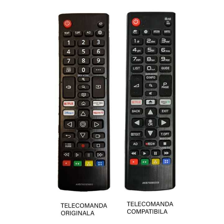 Telecomanda inlocuitoare compatibila TV LG AKB76037605 IR 1439 (418-5)