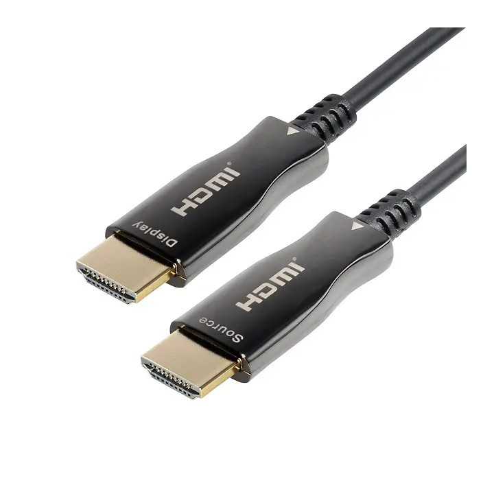 Cablu HDMI v2.0 Active Optical AOC 15m 4K 60Hz ARC Ethernet cu fibra optica 4.5mm