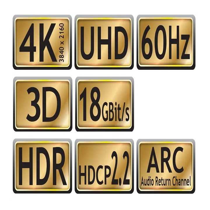 Cablu HDMI v2.0 Active Optical AOC 20m 4K 60Hz ARC Ethernet cu fibra optica 4.5mm