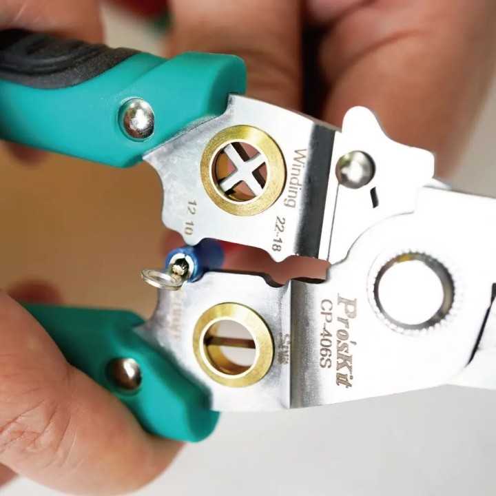 Cleste sertizat /dezizolat 190mm multifunctionala 6in1 CP-406S Pro`sKit