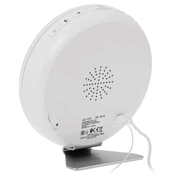 Ceas desteptator cu alarma /FM RADIO luminozitate 4 nivele ALDER AD1916