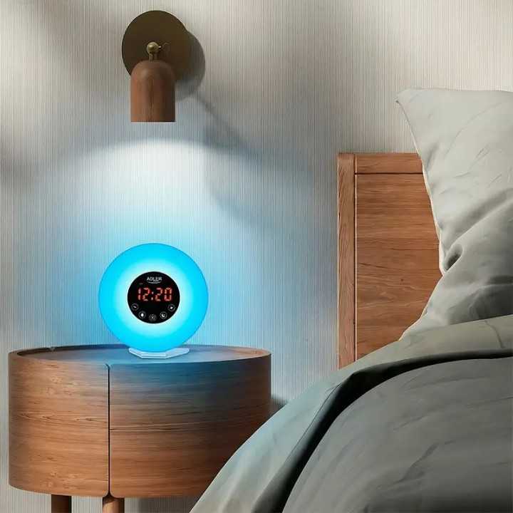 Ceas desteptator cu alarma /FM RADIO luminozitate 4 nivele ALDER AD1916