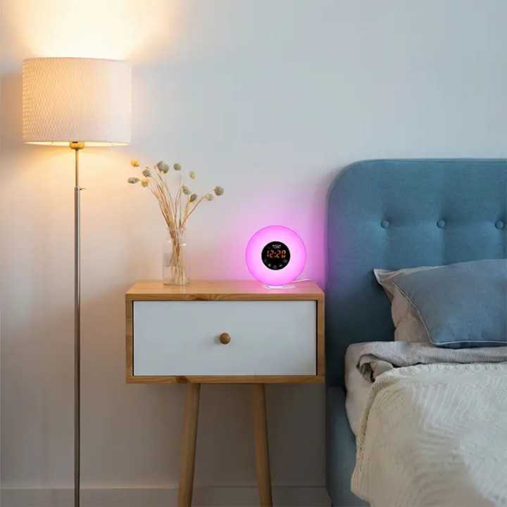 Ceas desteptator cu alarma /FM RADIO luminozitate 4 nivele ALDER AD1916