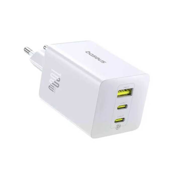 Incarcator retea Baseus EnerFill FE11 Quick Charge 100W 2x USB Type-C 1x USB alb P10182102213-00