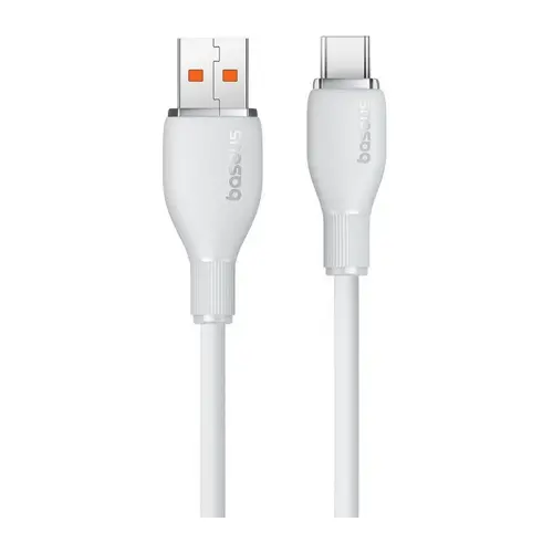 Cablu alimentare si date Baseus Pudding Fast Charging USB - USB Type-C 3.2 gen 1 100W 2m alb P10355703221-01