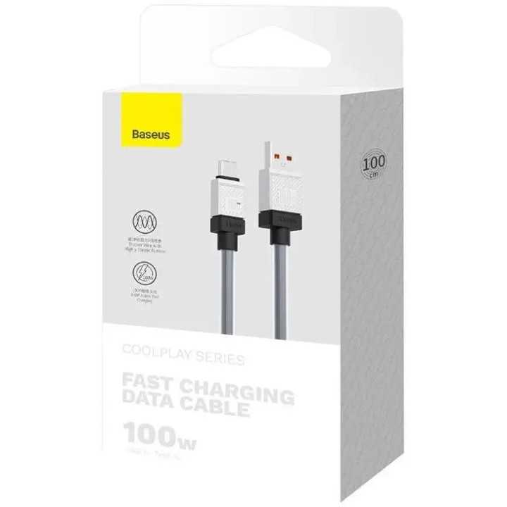 Cablu alimentare si date Baseus, Fast Charging USB - USB Type-C 100W 1m negru CAKW000601