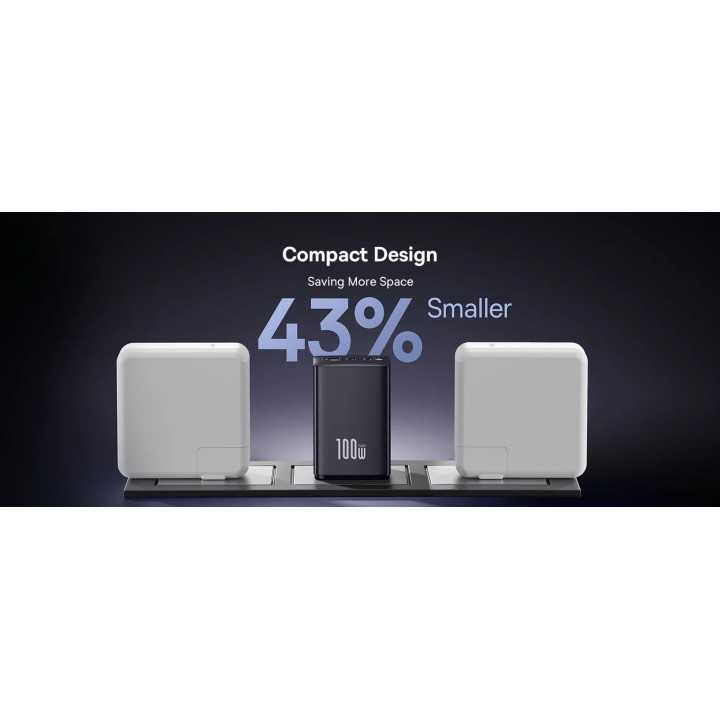 Incarcator retea Baseus EnerFill FE11 Quick Charge 100W 2x USB Type-C 1x USB alb P10182102213-00