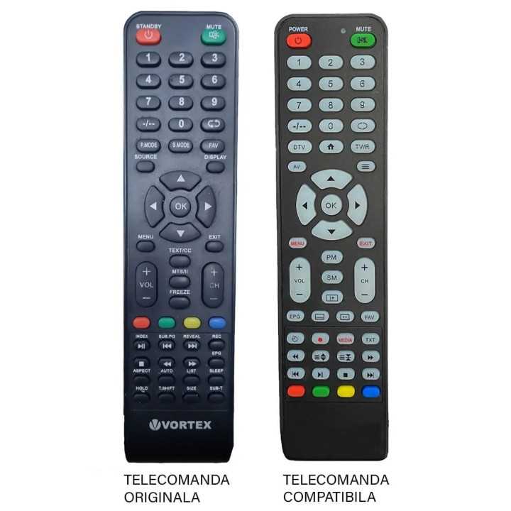 Telecomanda inlocuitoare compatibila pentru TV DenisNetwork 2.0 (672)