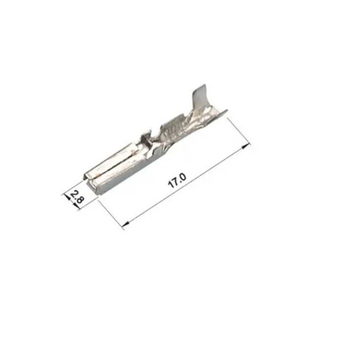 Set 10 papuci pin mama cositoriti 0.75-1.5 mm2 20AWG-16AWG pentru Superseal 1.5 TE Connectivity 282110-1-10