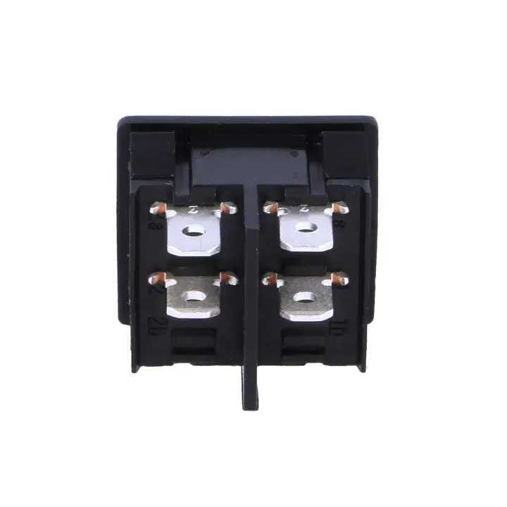 Comutator cu retinere 2 pozitii ON-OFF 6A /250VAC 22x19.6 mm negru SCI R13-33A-02-BB-2D