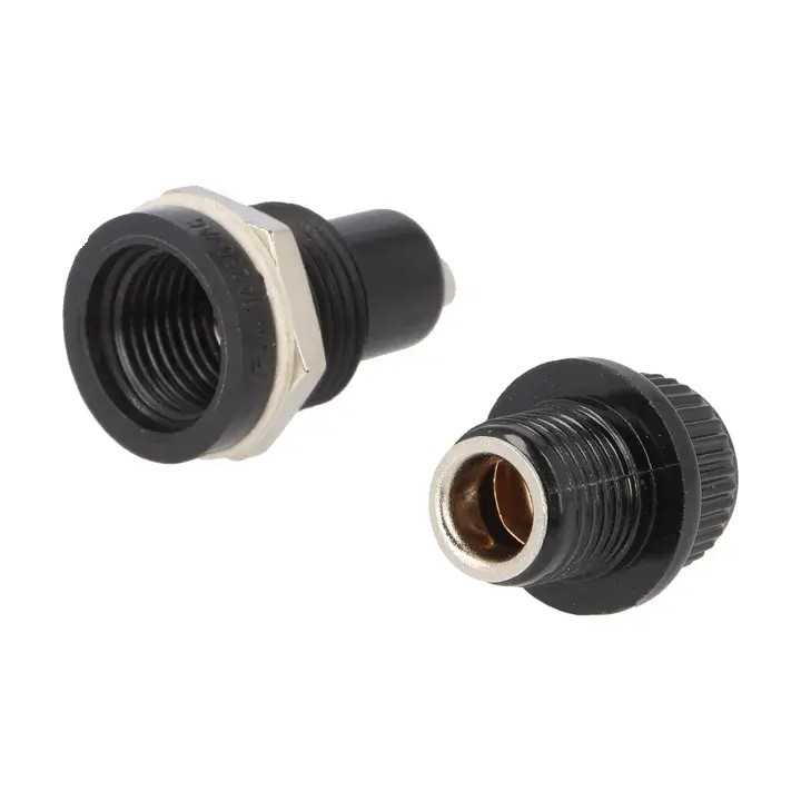 Soclu siguranta 5x20mm max. 10A /250V pe panou 36.7x13.2mm SCI R3-12E