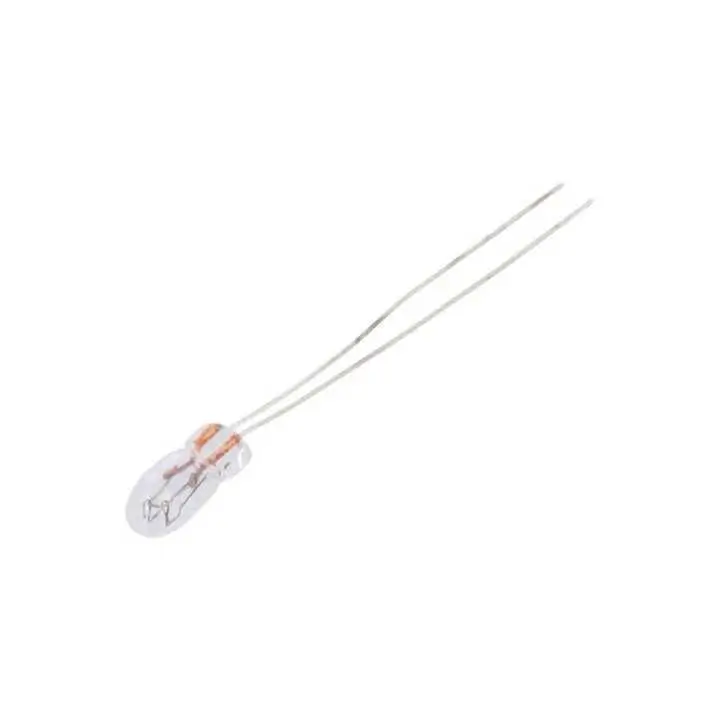 Set 10 becuri T1¼ mini incandescent 14V /40mA 0.56W 2700K 11.7x4.14 mm cu fire 25.4 mm Goobay 9419-10