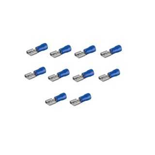 Set 20 papuci conectori mama albastru 6.4x0.8mm Goobay 17004-20