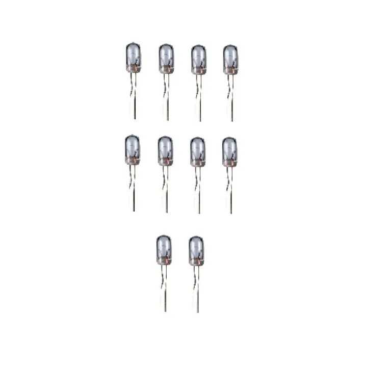 Set 10 becuri subminiatura 14V /0.04A T1 3.15x6.35 mm incandescent Goobay 9421-10