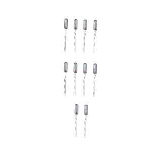 Set 10 becuri miniatura T1 1/4 12V/DC 0.9W 75mA incandescent 11.7x4.1x25.4 mm Goobay 9345-10