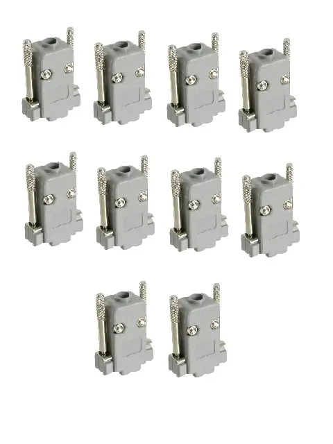 Set 10 carcase D-SUB serial 9 pin RS232 VGA cu surub lung