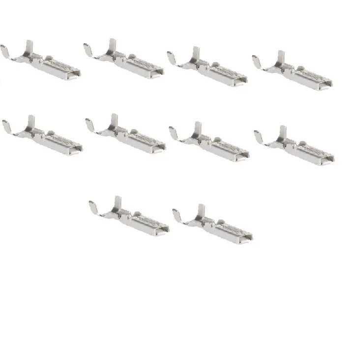 Set 10 papuci pin mama cositoriti 0.75-1.5 mm2 20AWG-16AWG pentru Superseal 1.5 TE Connectivity 282110-10