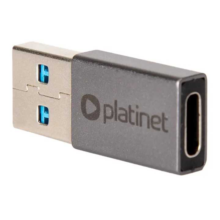 Adaptor Platinet PMMA9050 USB-A tata la USB-C mama