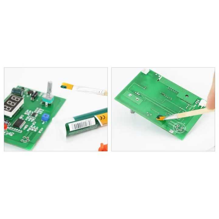Vopsea verde /masca protectie lipire PCB fotosensibila UV 10ml BST-UVH900-GR