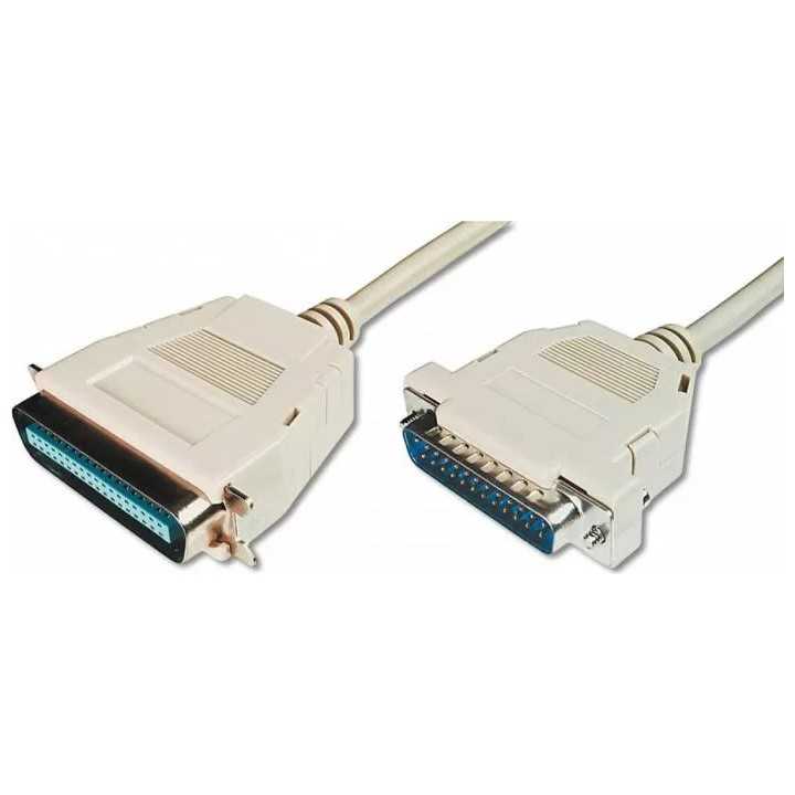 Cablu imprimanta PARALEL la CENTRONIX 1.5m crem