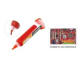 Vopsea rosie /masca protectie lipire PCB fotosensibila UV 10ml BST-UVH900-RD