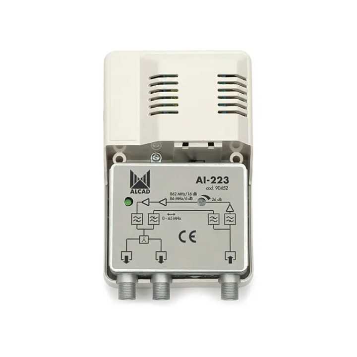 Amplificator antena CATV 26db ALCAD AI-223