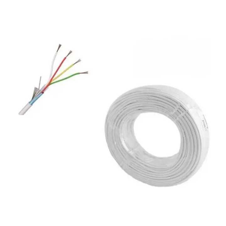 Cablu alarma 6 fire multifilare ecranate cupru + fir masa cupru 6x0.22 mm TED Wire Expert TED002310