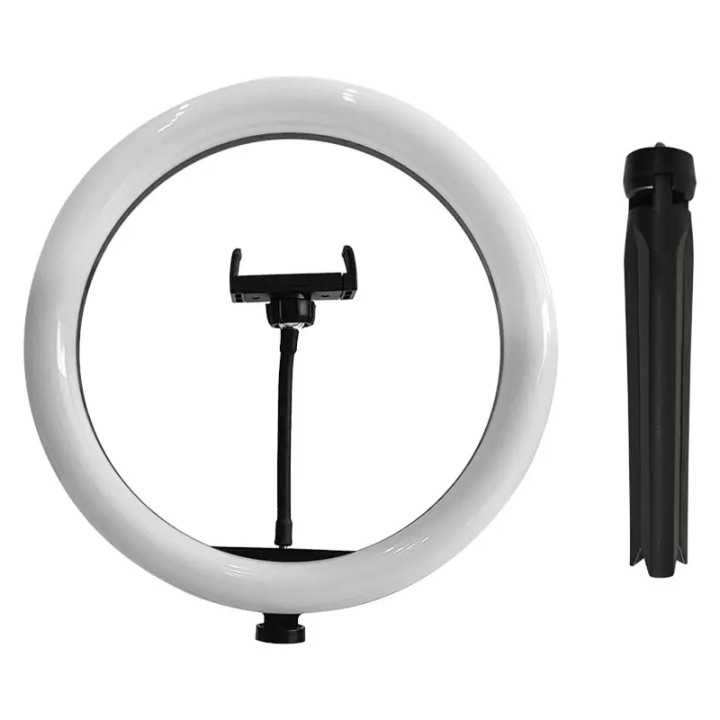 Selfie LED 7W 3200-5500K Ring Light 10" 3in1 cu alimentare USB V-tac SKU-23048